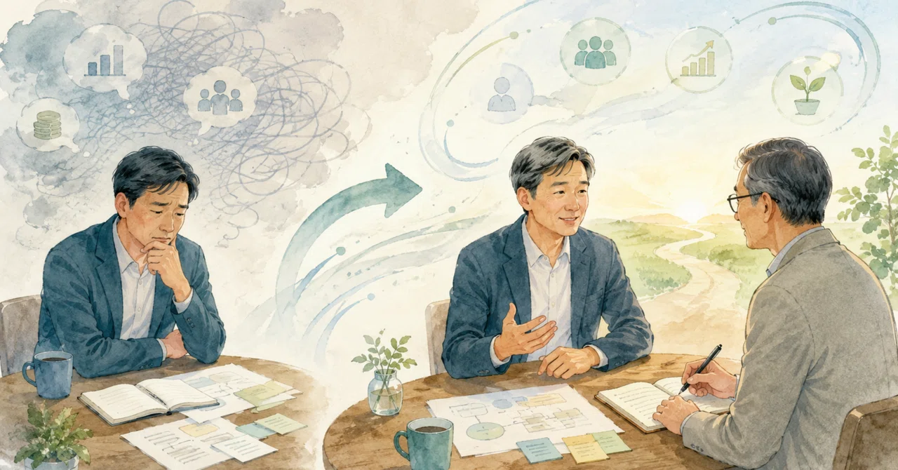 経営顧問というより、まずは話せる相手が欲しかった